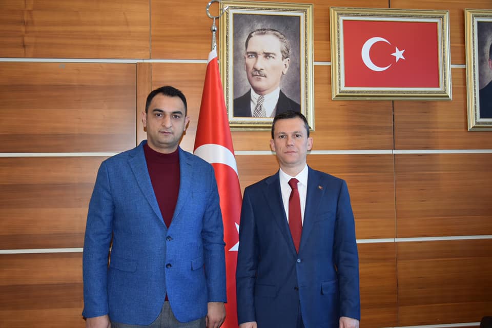Genel Başkan yardımcımız Sn. Arif SAYLAM AK Parti Genel Başkan Yardımcısı  Sn. Fatih ŞAHİN'i ziyaret etti.