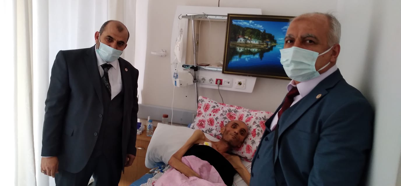 Gülhane eğitim ve araştırma hastanesinde yatan uzm.çvş Erdoğan CEYLAN I ziyaret ettik